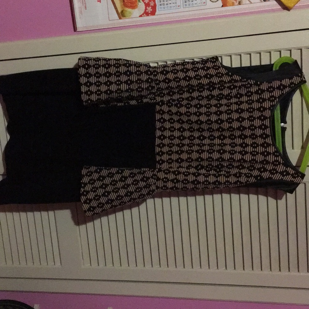 Black and Tan Dress